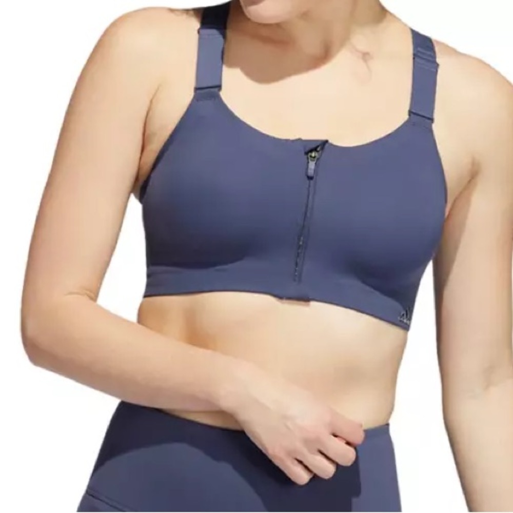 adidas Women's TLRD Impact Luxe Training High-Support Zip Bra